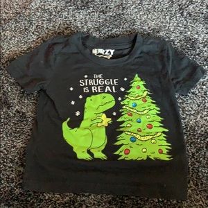 Toddler Funny Christmas teeshirt.